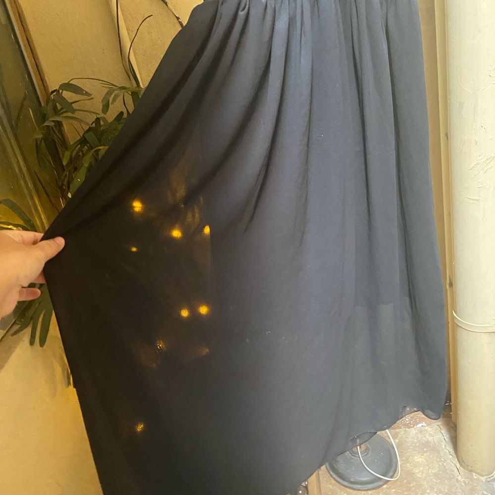 ⚫️Long Black Dress. Size - S - Picture 9 of 12